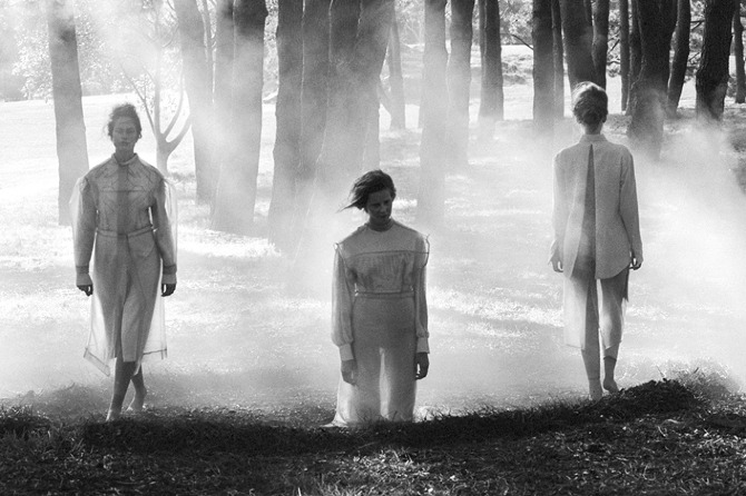 Photoshoot for Matthew Dolan’s graduate fashion collection